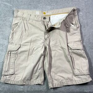 Carhartt Force Relaxed Fit Beige Cargo Shorts Men's Size 36‎ Workwear Utility